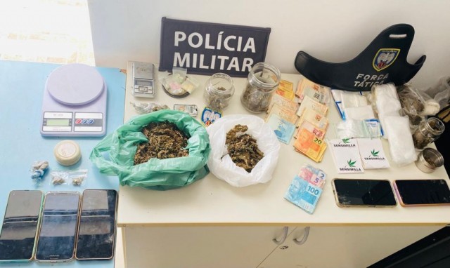 Polícia Militar realiza operação de combate ao tráfico de drogas em Divino de São Lourenço