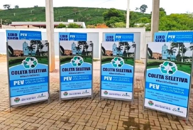 Dores do Rio Preto passa a ter PEVs de Coleta Seletiva de resíduos na cidade