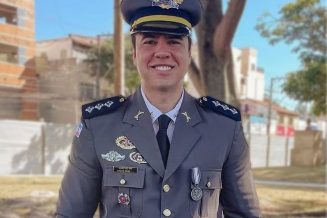 Iúna: 14º Batalhão registra homenagem ao Capitão Lucas Muzi Rios pelos anos de serviço na Unidade