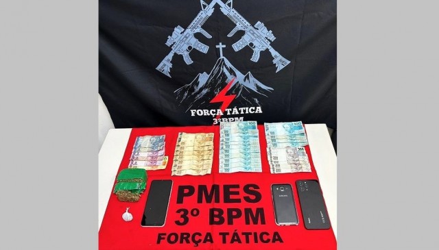 Dois homens são presos por envolvimento no tráfico de drogas em Alegre