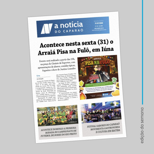 A Notícia do Caparaó - 31/07/26