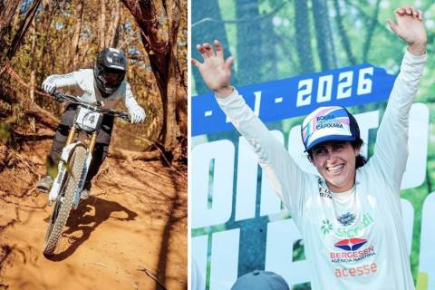Nara Faria vence Brasileiro de Downhill em Paraíba do Sul e conquista tricampeonato