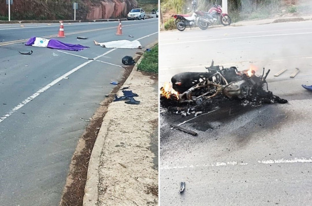 Vídeo: acidente deixa duas pessoas mortas na ES-181 em Muniz Freire