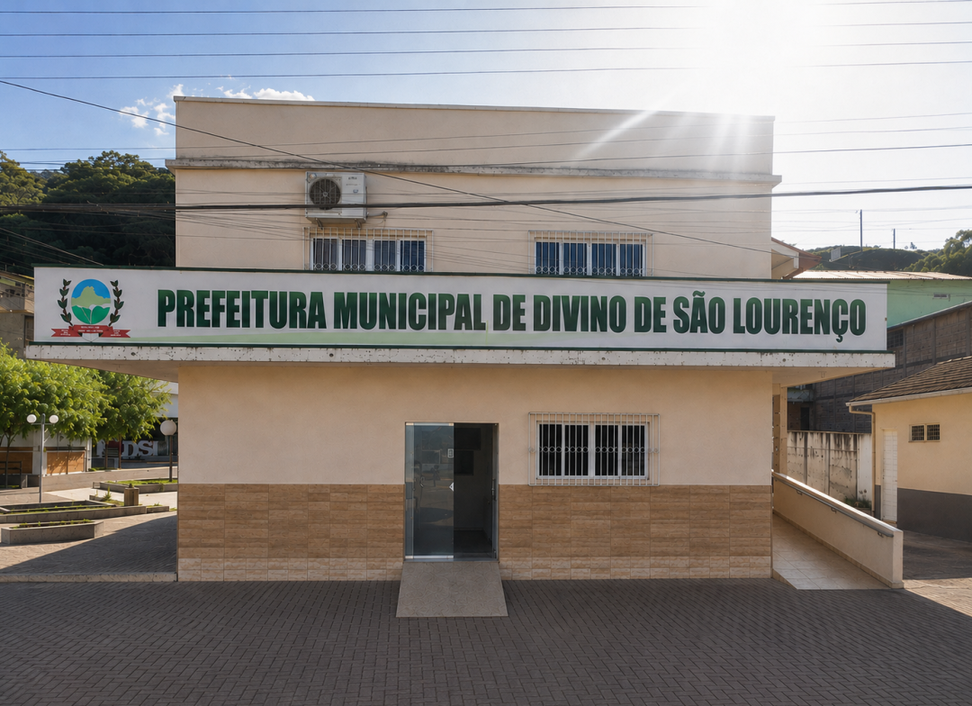Prefeitura Municipal de Divino de São Lourenço, município avaliado no Ranking Capixaba de Transparência e Governança Pública 2026.